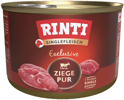 Rinti Singlefleisch Exclusive Ziege Pur - Dose