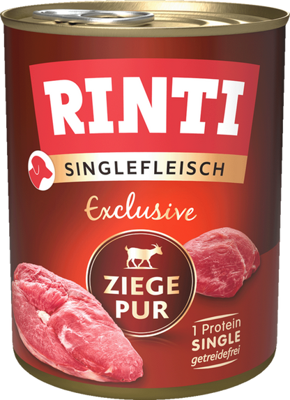 Rinti Singlefleisch Exclusive Ziege Pur - Dose
