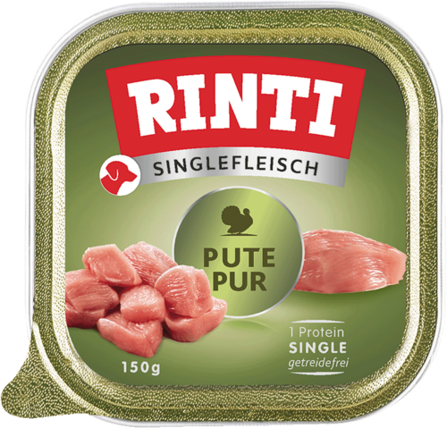Rinti Singlefleisch Pute pur - Schale