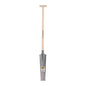 Drain Spade with Tread Size 2 silver pu