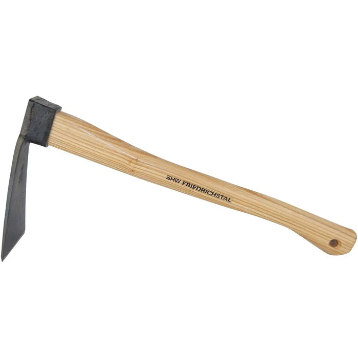 SHW Forstpflanzen-Setzhacke mit Eschen-Kuhfuß-Stiel 45 cm
