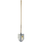SHW Frankfurt shovel, size 5, silver, with ash handle