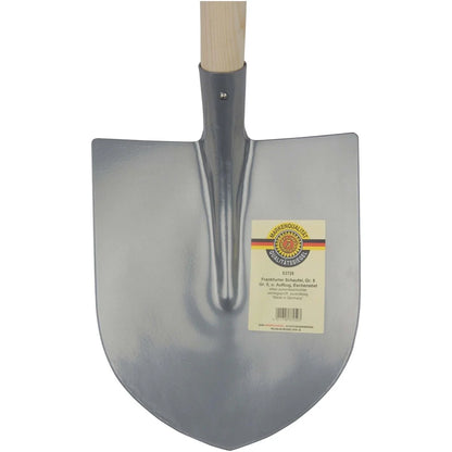 SHW Frankfurt shovel, size 5, silver, with ash handle