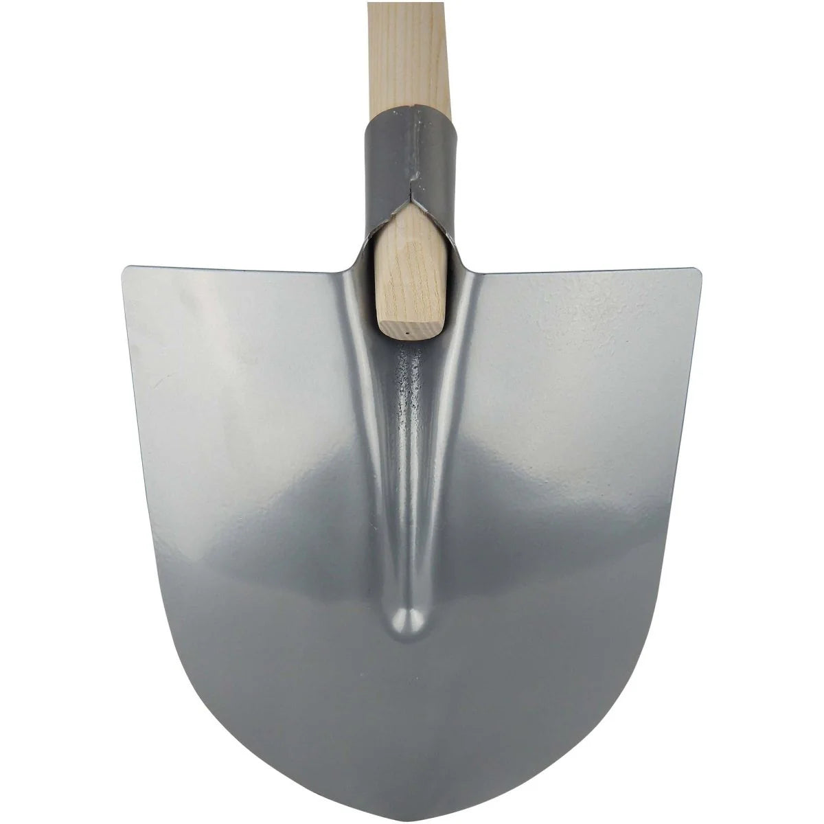 SHW Frankfurt shovel, size 5, silver, with ash handle