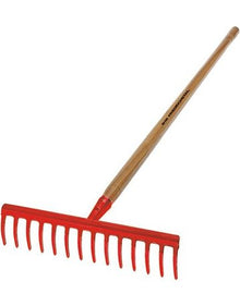 SHW Friedrichstal Garden Rake, 14 Tines with Handle 150 cm