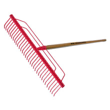 SHW Friedrichstal Lawn Rake 70cm / 40 Tines, with 2 Side Braces and 180 cm Handle