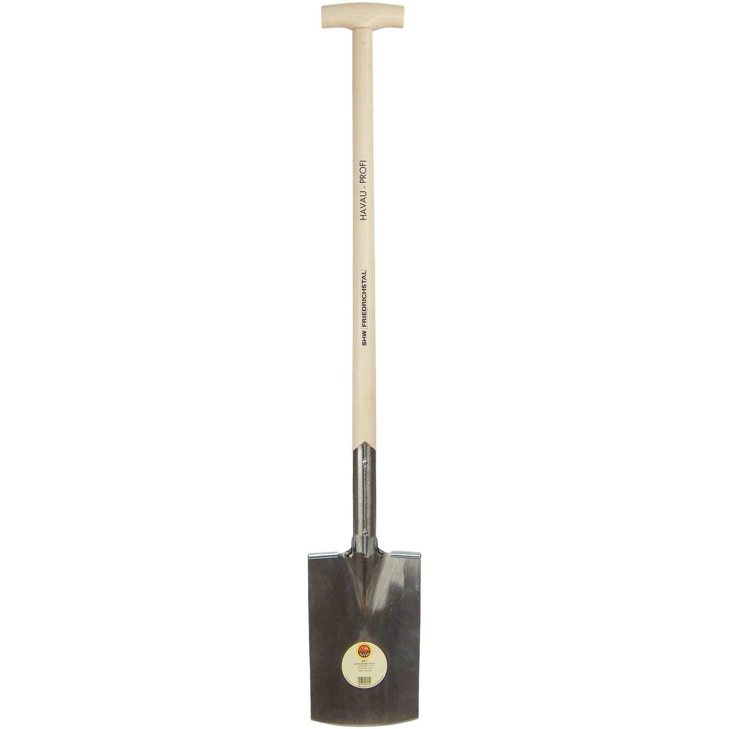 Havau-Spade Professional Polished with Ergonomic T-Handle