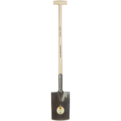 Havau-Spade Professional Polished with Ergonomic T-Handle