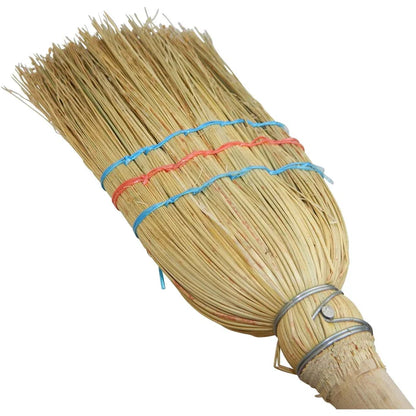 SHW Kids Children's Straw Broom, 100 cm