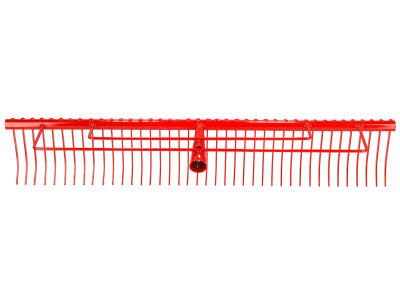SHW Friedrichstal Lawn Rake 70cm / 40 Tines, with 2 Side Braces and 180 cm Handle