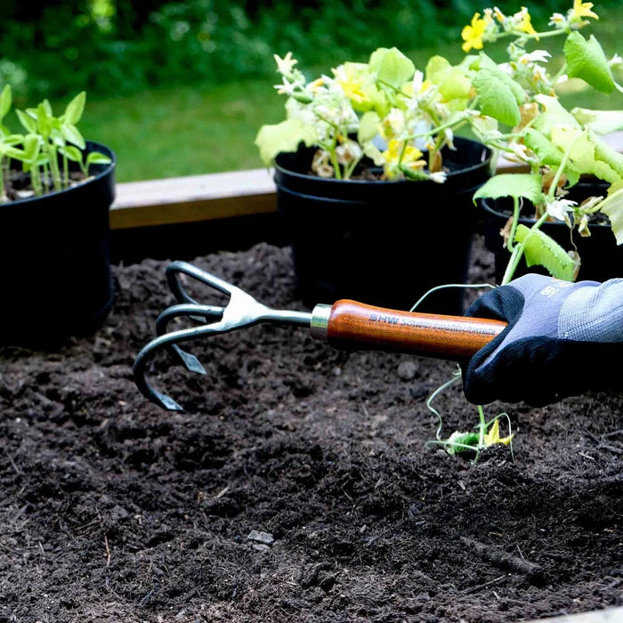 Rex Hand Cultivator with Ash Wood Handle