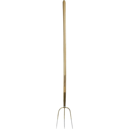 SHW Streugabel mit gebogenem Stiel und Schienenzwinge
