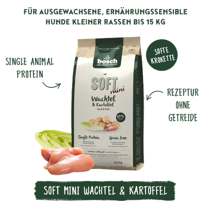 Bosch SOFT Mini Quail & Potato