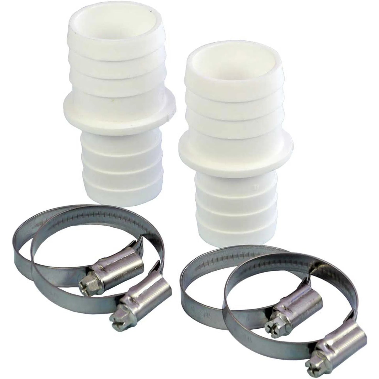 Summer Fun Hose Connector Ø 32mm to 38mm, 2-pack including hose clamps