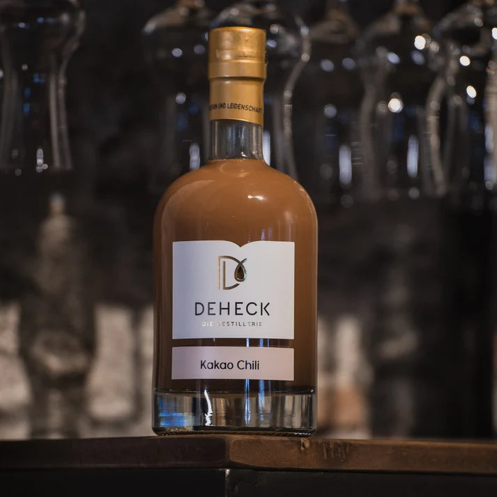 DEHECK Schokoladen Sahnelikör mit Chili