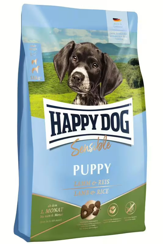 Happy Dog Sensible Puppy Lamm & Reis
