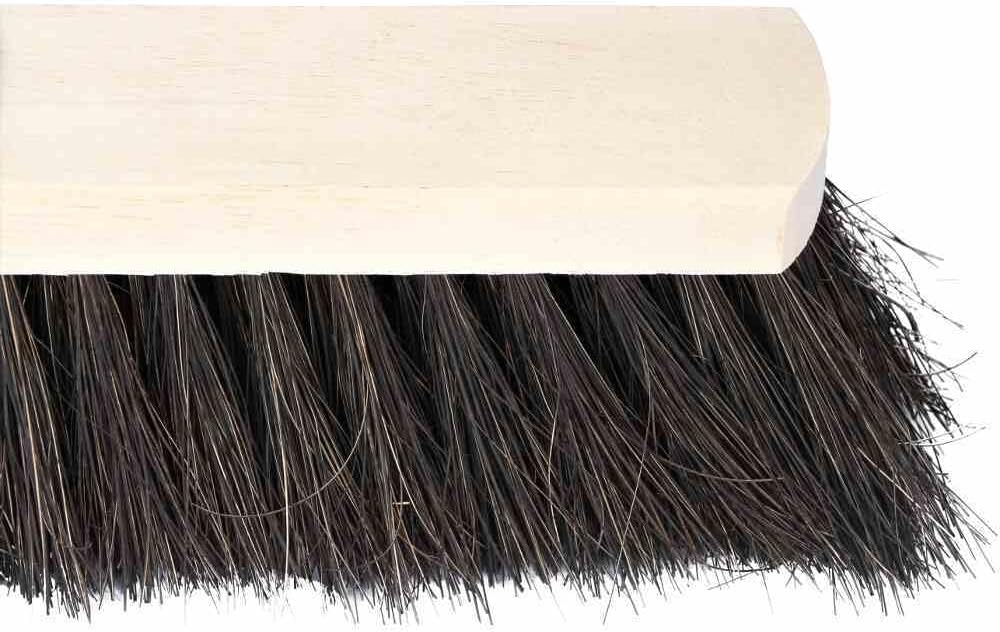 Siena HOME Arenga Indoor Broom, Flat Wood, with Power-Stick Holder