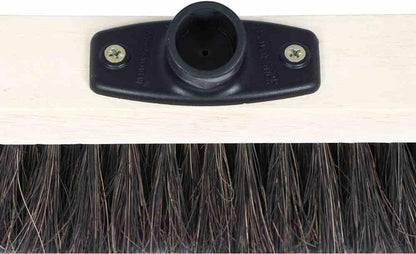 Siena HOME Arenga Indoor Broom, Flat Wood, with Power-Stick Holder
