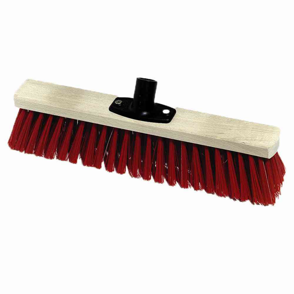 Siena HOME Indoor Broom, Elaston, 40 cm, Power-Stick Holder, Flat Wood Back