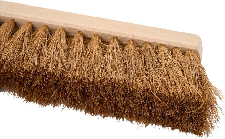 Siena Home Saalbesen Kokos natur Sattelholz, mit Stielloch