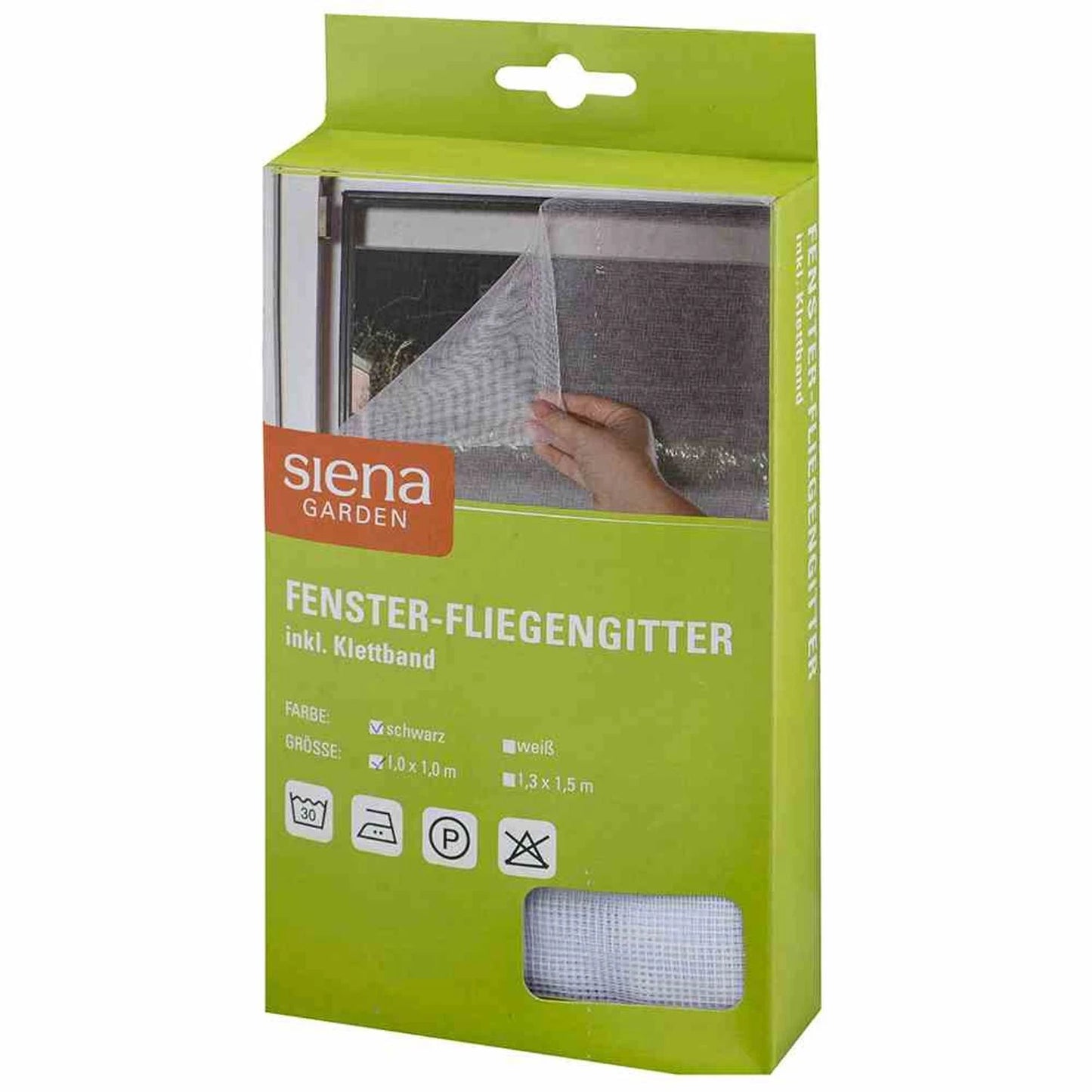 Siena Garden Fenster-Fliegengitter inkl. Klettband 1 x 1 m