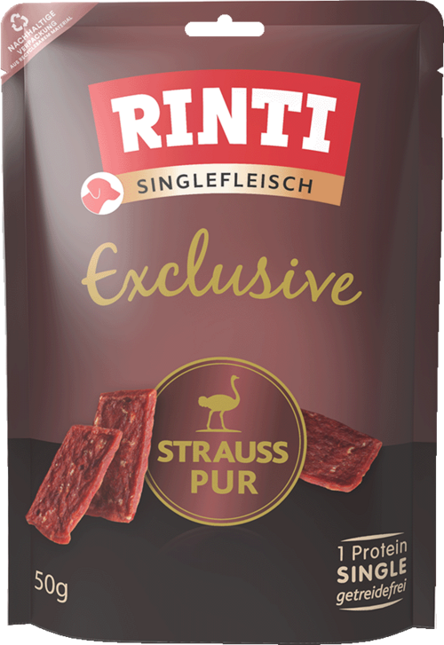 Rinti Singlefleisch Exclusive Strauß pur - Beutel