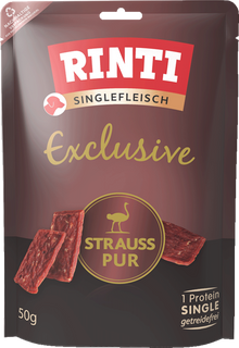 Rinti Single Meat Exclusive Ostrich Pure - Pouch