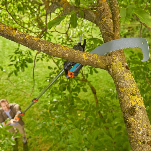 GARDENA StarCut Pro L Set, Baum- und Strauchschneider, mit Säge und Adapter