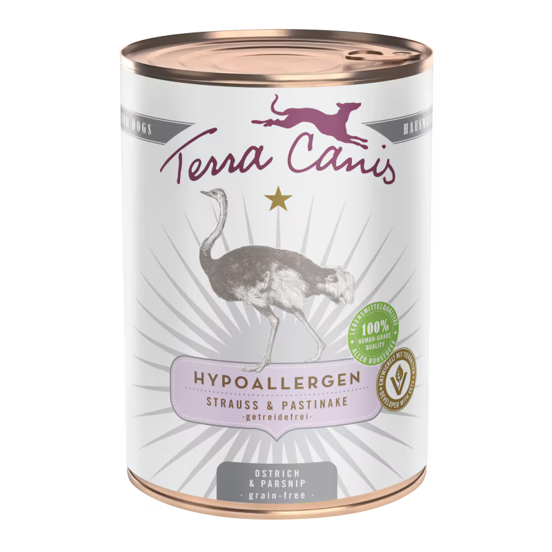 Terra Canis Strauss+Pastinake, Hypoallergen, getreidefrei
