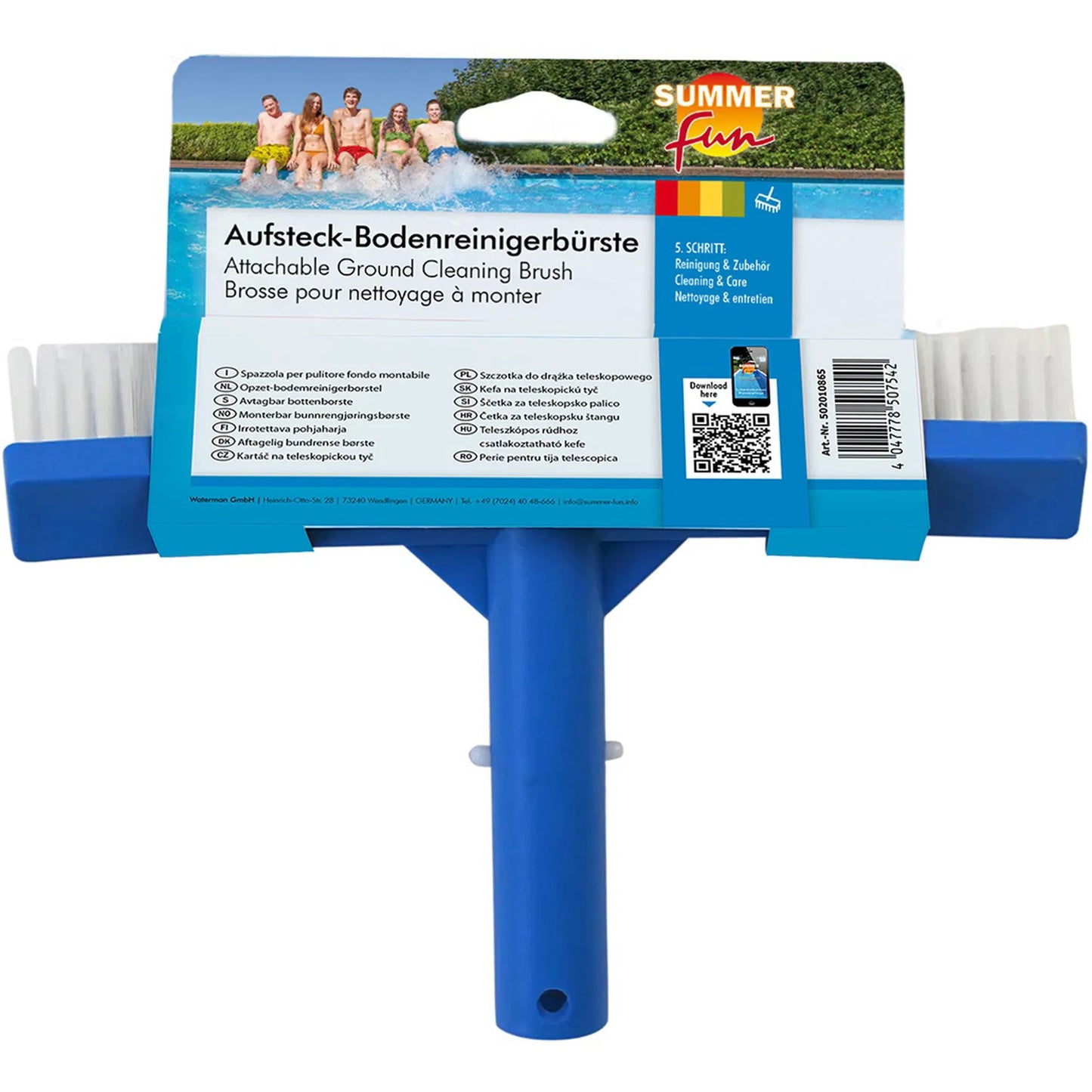 Summer Fun Aufsteck-Bodenreinigungsbürste 25 cm