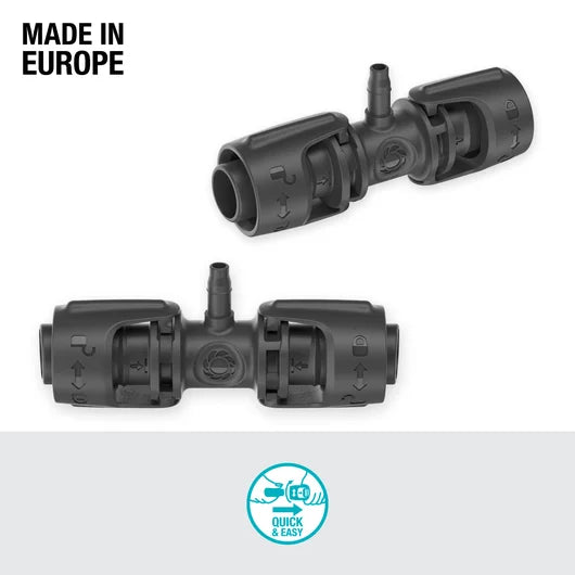 Micro-Drip-System Connector 13 mm (1/2") - 4.6 mm (3/16") - Contents: 5 pieces
