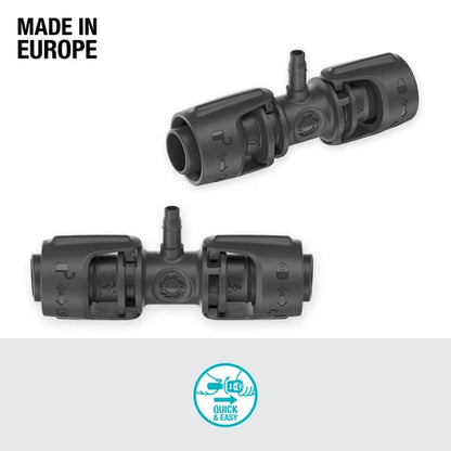 Micro-Drip-System Connector 13 mm (1/2") - 4.6 mm (3/16") - Contents: 5 pieces