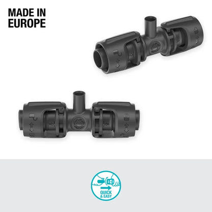 Micro-Drip-System T-Joint for Spray Nozzles 13 mm (1/2") - Contents: 5 pieces