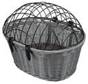 Trixie Fahrradkorb aus Polyrattan mit Gitter