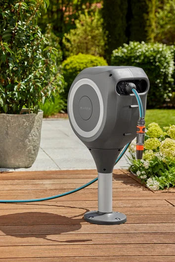 GARDENA Terrassen-Schlauchbox RollUp, automatisches Aufrollen