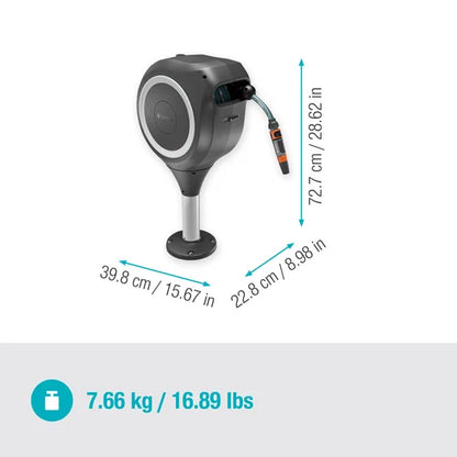 GARDENA Terrassen-Schlauchbox RollUp, automatisches Aufrollen