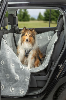 Trixie Autoschondecke mit Pfotenprint