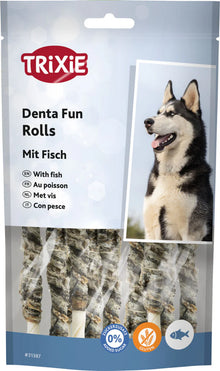 Trixie Denta Fun Rolls mit Fisch