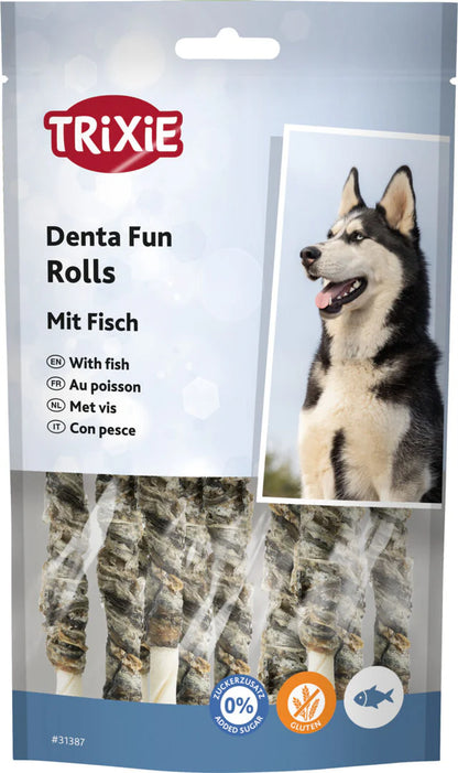 Trixie Denta Fun Rolls mit Fisch