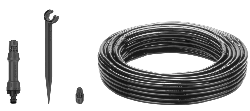 GARDENA Micro-Drip-System Tropfbewässerung Hecken/Büsche Set (25 m)