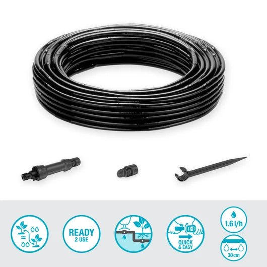 GARDENA Micro-Drip-System Tropfbewässerung Hecken/Büsche Set (25 m)