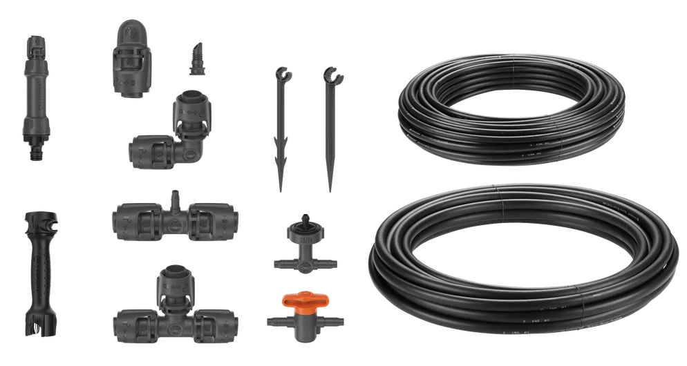 Micro-Drip-System Drip Irrigation Set Raised Bed/Garden Bed (35 Plants)