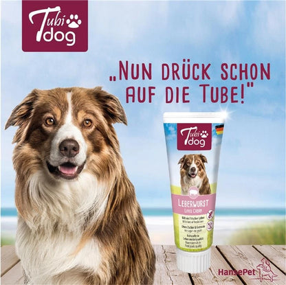 TubiDog® Leberwurstcreme Tube für Hunde – 75 g