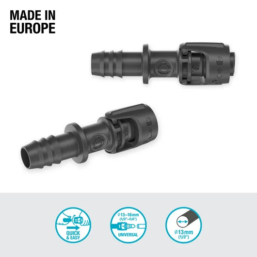 Micro-Drip-System Universal Connector 13 mm (1/2") - Content: 1 piece