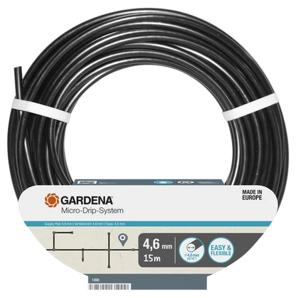 GARDENA Micro-Drip-System Verteilerrohr 4,6 mm (3/16"), 15 m