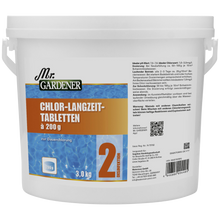 Mr. Gardener Chlor-Langzeit Tabletten