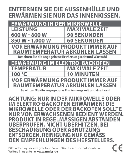 Warmies® Löwe (herausnehmbar)