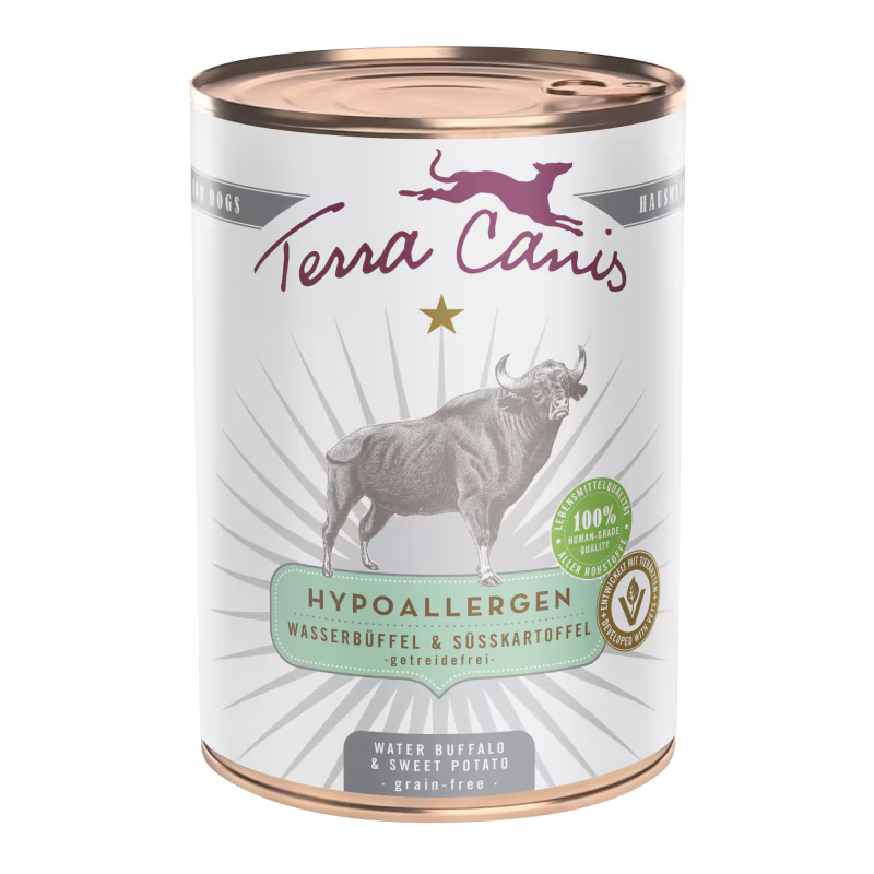 Terra Canis Wasserbüffel + Süßkartoffel, Hypoallergen, getreidefrei