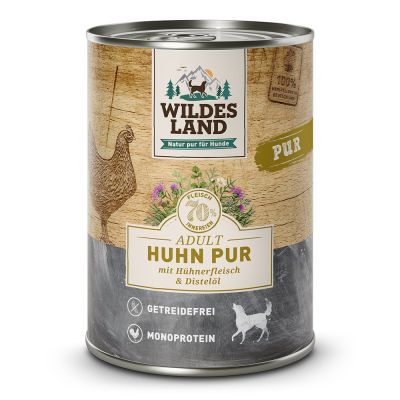 Wildes Land Huhn PUR mit Distelöl