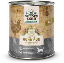 Wildes Land Huhn PUR mit Distelöl